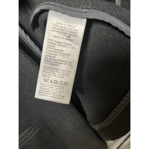 J. Crew Factory Ponte Work Blazer Woman Size 0 Dark Gray - Picture 7 of 13